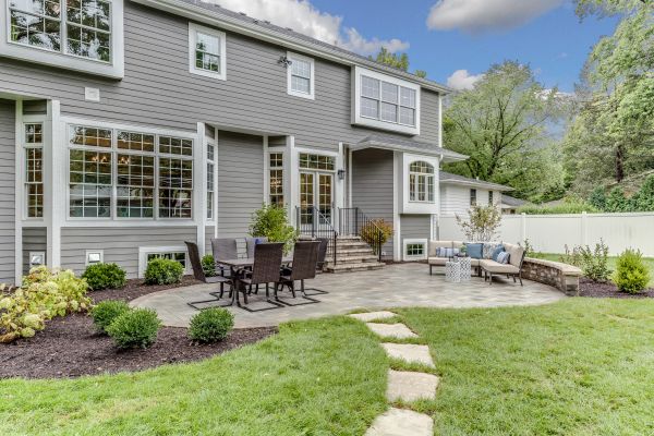 Concrete Patio Landscaping in West Des Moines