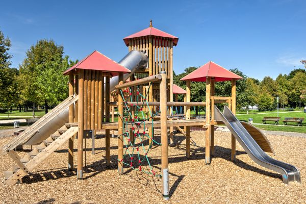 Playground Mulching Service in West Des Moines