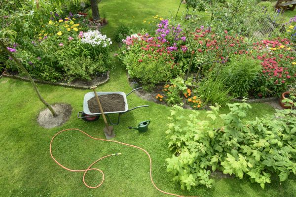 Flower Bed Construction in West Des Moines