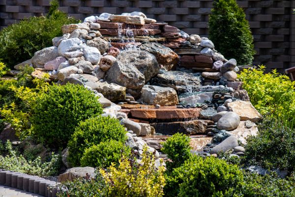 River Rock Landscaping in West Des Moines