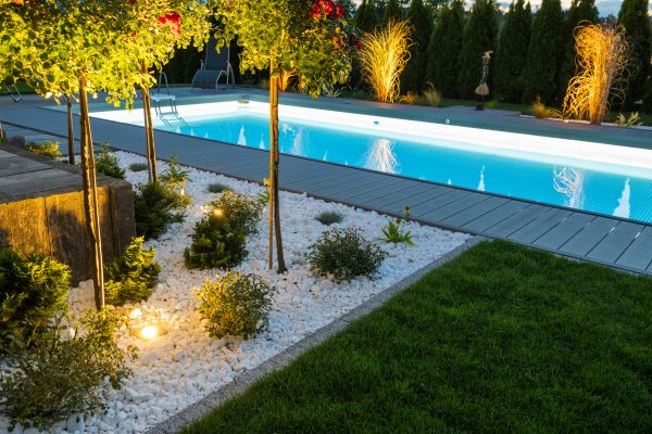 Pool Landscaping Service in West Des Moines