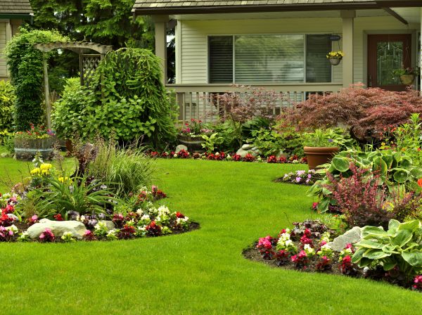 Flower Garden Planting in West Des Moines