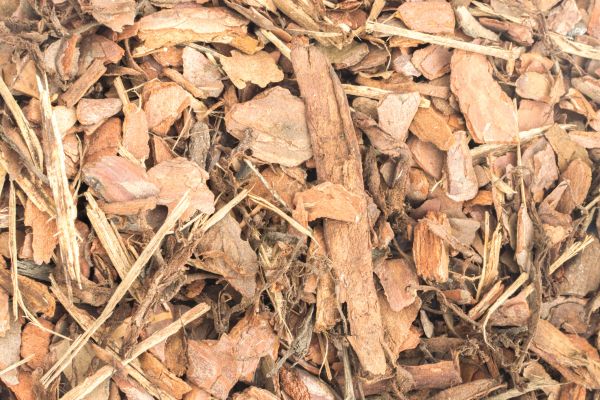 Bark Mulch Installation in West Des Moines