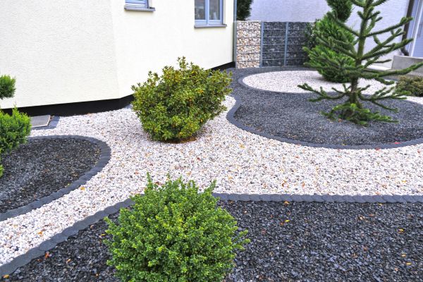 Rock Landscape Design in West Des Moines